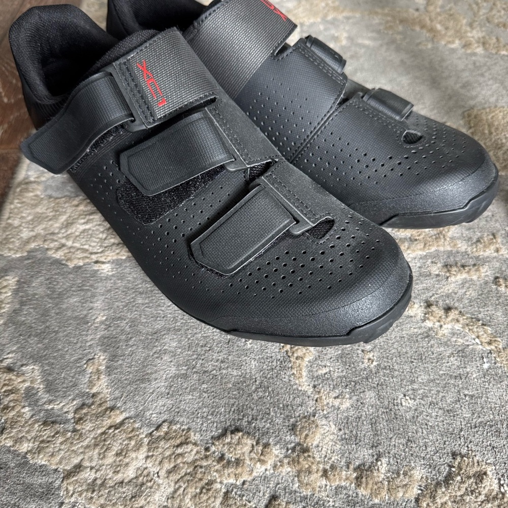Shimano Black Cycling Shoes with Velcro